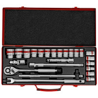 Автомобильный набор инструмента с квадратом 1/2" MASTER MATRIX 13582