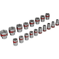 Автомобильный набор инструмента с квадратом 1/2" MASTER MATRIX 13582