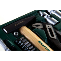 Универсальный набор инструмента KRAFTOOL Extrem-66, 66 предметов  (1/2"+1/4") 27976-H66_z01