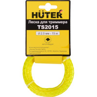 Леска (2.0 мм; 15 м; витой квадрат) Huter TS2015 71/1/11