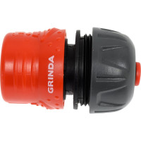 Соединитель пластмассовый 3/4" c автостопом и запирающим механизмом Grinda 8-426332