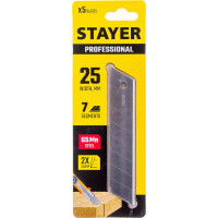 Сегментированные лезвия STAYER 25 мм, 5 шт. 09179-S5