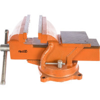 Слесарные тиски SPARTA 150 мм, поворотные, с наковальней 186275