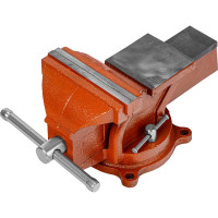 Слесарные тиски SPARTA 150 мм, поворотные, с наковальней 186275