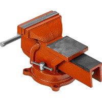 Слесарные тиски SPARTA 150 мм, поворотные, с наковальней 186275