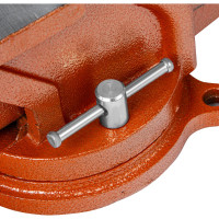 Слесарные тиски SPARTA 150 мм, поворотные, с наковальней 186275