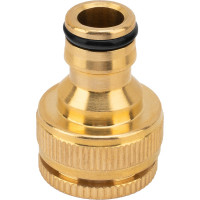 Адаптер латунный, 1/2-3/4, внутренняя резьба, с переходником PALISAD 65820