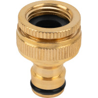 Адаптер латунный, 1/2-3/4, внутренняя резьба, с переходником PALISAD 65820