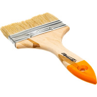 Плоская кисть Slimline 4 SPARTA натуральная щетина, деревянная ручка// 824455