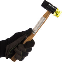 Рихтовочный молоток, комбинированная головка SPARTA бойки 35 мм, деревянная ручка// 108305