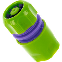 Соединитель пластмассовый быстросъемный с автостопом для шланга 1/2" PALISAD 66140