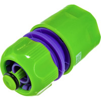 Соединитель пластмассовый быстросъемный с автостопом для шланга 1/2" PALISAD 66140