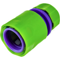 Соединитель пластмассовый быстросъемный с автостопом для шланга 1/2" PALISAD 66140