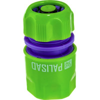 Соединитель пластмассовый быстросъемный с автостопом для шланга 1/2" PALISAD 66140