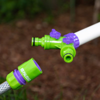 Соединитель пластмассовый быстросъемный с автостопом для шланга 1/2" PALISAD 66140