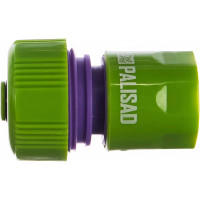 Соединитель пластмассовый быстросъемный для шланга с автостопом 3/4" PALISAD 66165