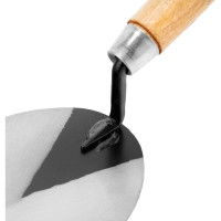 Стальная кельма бетонщика SPARTA 200 мм, деревянная ручка 862805