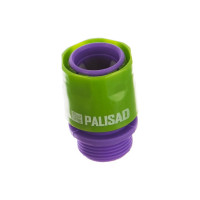 Соединитель пластмассовый быстросъемный с внешней резьбой 3/4" PALISAD 66175