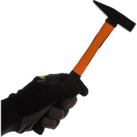 Слесарный молоток SPARTA 200 г,фибергласовая обрезиненная рукоятка// 10372