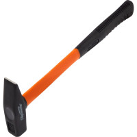 Слесарный молоток SPARTA 300 г, фибергласовая обрезиненная рукоятка 10373