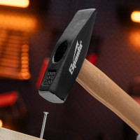 Слесарный молоток SPARTA 500 г,квадратный боек, деревянная рукоятка// 102105