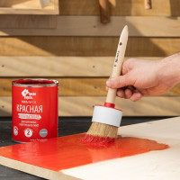 Круглая кисть MTX №18, натуральная щетина, деревянная ручка// 82088