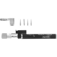 Газовая горелка SPARTA тип "Карандаш" c пьезоподжигом + 4 насадки для пайки,200 мм// 914325