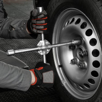 Баллонный ключ-крест MATRIX PROFESSIONAL, 14244, 17х19х21х22 мм