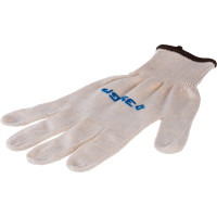 Хлопчатобумажные перчатки ЗУБР Эксперт 12 класс защиты от скольжения, размер L-XL 11451-XL