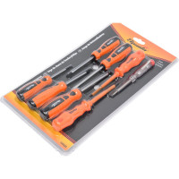 Набор отверток SPARTA, PH,SL - 5шт., д/эл. - 2шт., проб.эл.на 220В - 1шт.// 135435