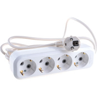 Сетевой удлинитель с заземлением 4-местный, 5м У4-Е LUX 4606400414759