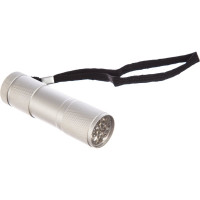 Фонарь ЯРКИЙ ЛУЧ L-903B алюмин. корпус, 9 светодиодов, ремешок, на 3xAAA 4606400030652