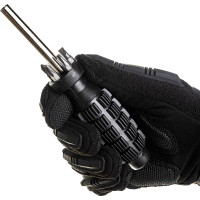 Отвертка с черной усиленной ручкой и 5 насадками CrV FIT 56245