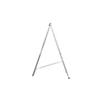 Лестница алюминиевая Алюмет 2х12 ступеней двухсекционная универсальная H2 5212