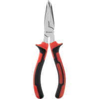 Длинногубцы NICKEL 200 мм изогнутые MATRIX 17424