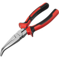 Длинногубцы NICKEL 200 мм изогнутые MATRIX 17424