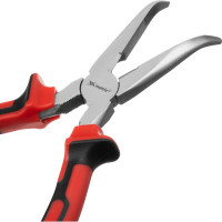 Длинногубцы NICKEL 200 мм изогнутые MATRIX 17424