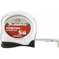 Рулетка Magnetic, 5 м х 19 мм, MATRIX 31011