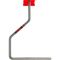 Ручка для мини-валиков (100 мм; D 6 мм; оцинкованная) MATRIX 81212