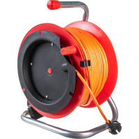 Силовой удлинитель на катушке, 40м, выносная розетка LUX, К1-0-40
