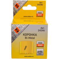 Коронка биметаллическая (46 мм; HSS) по металлу Энкор 24346