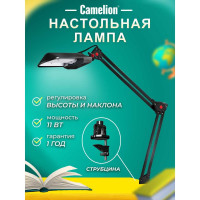 Настольный светильник, черный Camelion, KD-017C, 3281