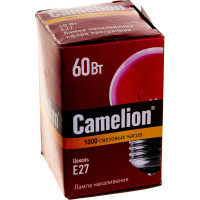 Электрическая лампа накаливания с прозрачной колбой MIC Camelion 60/D/CL/E27, 8973