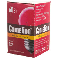 Электрическая лампа накаливания с прозрачной колбой MIC Camelion 60/D/CL/E27, 8973