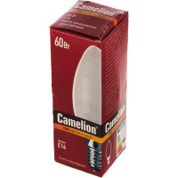 Электрическая лампа накаливания с матовой колбой MIC Camelion 60/B/FR/E14, 9866