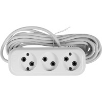 Трехместный сетевой удлинитель LUX У3-0, 7м, 4606400414612