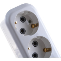 Четырехместный сетевой удлинитель с заземлением LUX У4-Е, 7м, 4606400414766