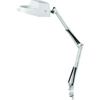 Настольная лампа с увеличительным стеклом Camelion KD-350 белая, 9225