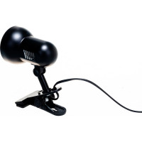 Светильник-прищепка настольный Camelion H-035 7197 черный, метал., 220В, 40Вт 7197