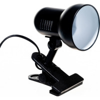 Светильник-прищепка настольный Camelion H-035 7197 черный, метал., 220В, 40Вт 7197